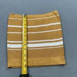 NWT 8 Birdies Tube Top Womens L Ribbed Knit Striped Gold White Casual Australia Size L Photo 5