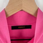 ANIMALE Pink Ribbed Stretch Knit Sleeveless Mock Neck Top Size M Size M Photo 2