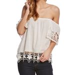 Roxy Second Wave Top Jrs Off The Shoulder Shirt Size Small Photo 1