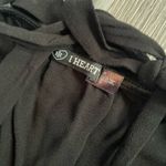 NWOT I Heart Halter Wide Leg Black Half Zip Jumpsuit size Medium Photo 3