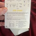 Bob Mackie XL Wearable Art Shirt Red Long Sleeve Round Neck Tie Women’s Blouse Photo 6