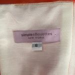 Simple Silhouettes New York‎ Silk Strapless Mini Dress in Orange Size 6 Photo 2