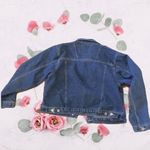 No Excuses Vintage y2k Dungaree Blue Jean jacket in Great Condition Size L Photo 2