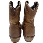 Dingo 1990s  Brown Leather Slip On Cowgirl Ankle Boots Women’s size 6.5 Photo 4