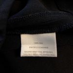 Eileen Fisher Georgette Crepe Pants 100% Ankle Silk High Waisted Black Small Photo 3