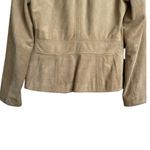 Banana Republic Y2K VTG Women Leather Suede Jacket 2 Camel Classic Retro Cowgirl Photo 8