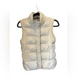 Aeropostale  Women's White Puffer Vest‎ Size Small Winter Casual Photo 4