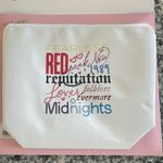 Taylor Swift Albums White Zippered Pouch Bag Makeup Bag Photo 1