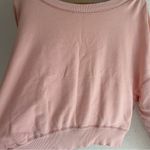 Free People  Take Me Back Pullover in Pink Sz Medium Photo 4