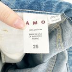 AMO Destroyed Loverboy Jeans Cropped Straight Distressed Retro Wash Women's 25 Blue Photo 9