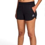 Reebok  Women Black Athleisure Shorts With Pockets Logo Size L Photo 4