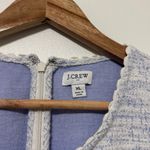 J.Crew  Textured Tank Top with Scallop Trim Blue Size XL Blue Tweed Photo 2