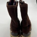 Sperry  Top-Sider Womens Sandfish Boots Brown plaid Moc Toe Suede Boat Shoes 7.5 Photo 5