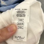 Karen Kane Ruffle Hem Maxi Dress Blue & White size S Photo 8