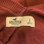 Hollister Women’s maroon red cross back sweatshirt Photo 5