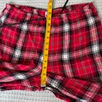 Victoria's Secret  Flannel Pajama Set Womens Medium Red Pink Plaid Shirt Pants Photo 12