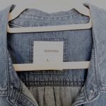 Sonoma ‎ Womens Dress Size L Blue Denim Chambray Casual Boho Western Cottagecore Photo 3