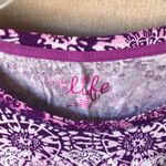 Made for life  Women's Purple Patterned Top 1X Photo 2
