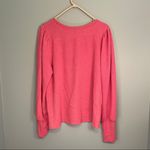 Falls Creek  pink ruched sleeve sweater size XL! Photo 2
