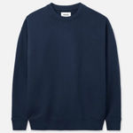 Mate the Label NWT  Organic Fleece Oversized Sweatshirt in Midnight Photo 0