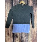 J.Crew Wool Poplin SWEATER Knit Time Capsule Preppy Classic Women Sz M Normcore Photo 2