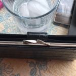 Mundi Snap clutch wallet by mundo black NWT vegan alligator Photo 2