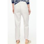 J.Crew NWT Drawstring Pants Size 32 Soft White Causal Comfortable 100% Cotton Photo 2