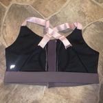 Fabletics  L Athleisure front zip high impact sports bra Photo 1
