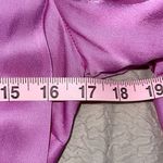 ZARA Satin V-Neck Bell Short Sleeve Snap Front Wrap Blouse Pink Size XS NWT Photo 6