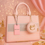 Juicy Couture  Bling Logo Tote Bag with Detachable Coin Pouch Crossbody Strap NWT Photo 0