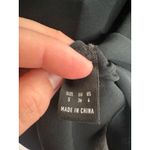 SheIn Black V-Neck Mesh Style Short Sleeve Top Button Back Shirt Size Small Photo 7