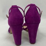 JustFab Women's Vibrant Purple Block Heels Photo 4