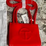 Telfar BRAND New  Small Red Patent Shopping Bag Photo 2