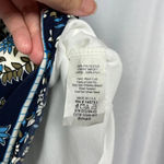 Altar'd State NWT  Wrap Dress Boho Floral Blue Navy White Size Small Easter Modest Photo 9