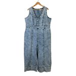 Venus Denim Jumpsuit Womens 2X Acid Wash Sleeveless Y2K Western Coastal Cowgirl Photo 1