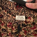 Indian floral boho mixed print maxi skirt black pink free size Size undefined Photo 4