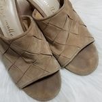 Bettye Muller  tan weave slide wedges Photo 2