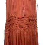 NWT NY & Company Midi Dress 1124 Orange Size XS Photo 2