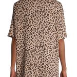 Time & Tru Womens Animal Print Beige Brown Maternity Top Size Small 4-6 10 New Photo 5