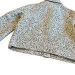 Madewell Button-Front Jacket Tweed Black White Textured Blazer Size 6 Women's Photo 11