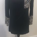 Yoki Yuki black plaid stretchy long sleeve top Photo 2