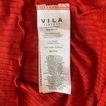 Villa Tencel Orange Ribbed Long Sleeved T Photo 5