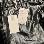 Good American  black better than leather faux leather overalls Size 16 NWT Photo 11