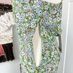 Veronica Beard Avenel Floral Ruffled Silk Asymmetric Midi Dress Green Sz 4 NWT Photo 8