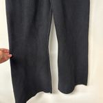 Anthropologie Womens size S sweater pants High Rise Wide Leg Flare Knit black Photo 1