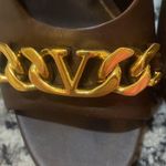 Valentino Garavani Vlogo Chain Block Heel Sandal size 38 Photo 3