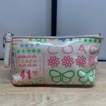 Coach  Poppy 1941 Makeup BAG Pouch Multicolor Coated Collectible VINTAGE Floral Photo 2