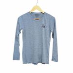 Patagonia Cap Cool Capilene Long Sleeve Skyline Stencil Steam Blue X-Dye XS Photo 2