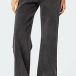 Edikted  Low-Rise Jeans Raelynn Washed Black Photo 0