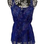 Aeropostale  Striped Semi Sheer Tank Top Racerback Photo 0